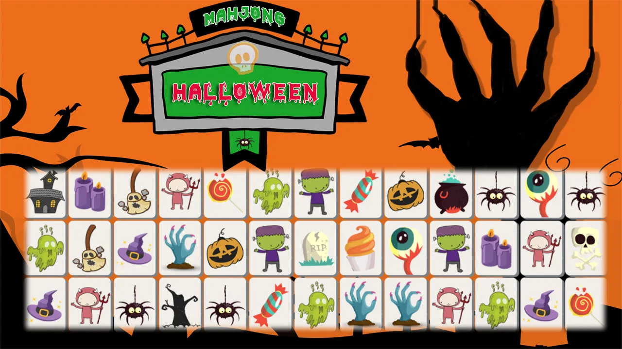 mahjong halloween 2